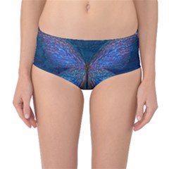 Butterfly Insect Nature Animal Mid-waist Bikini Bottoms by Sapixe