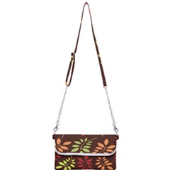 Leaves Foliage Pattern Design Mini Crossbody Handbag by Sapixe