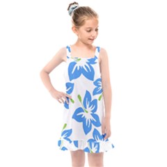 Hibiscus Wallpaper Flowers Floral Kids  Overall Dress