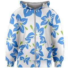 Hibiscus Wallpaper Flowers Floral Kids Zipper Hoodie Without Drawstring