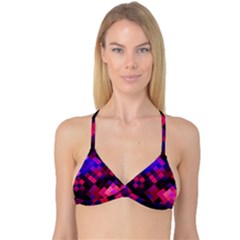 Pattern Seamless Pattern Tile Reversible Tri Bikini Top