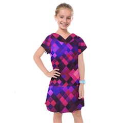 Pattern Seamless Pattern Tile Kids  Drop Waist Dress