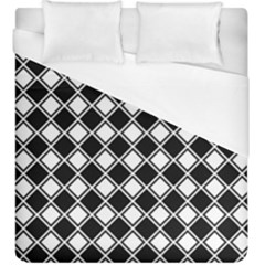 Square Diagonal Pattern Seamless Duvet Cover (king Size)