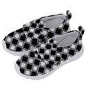 Square Diagonal Pattern Seamless Velcro Strap Shoes View2