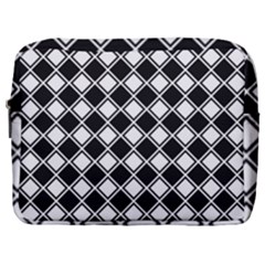 Square Diagonal Pattern Seamless Make Up Pouch (large)