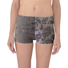 Wordsworth Grey Mix 2 Reversible Boyleg Bikini Bottoms