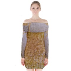 Margery Mix  Long Sleeve Off Shoulder Dress