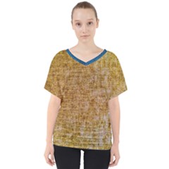 Margery Mix  V-Neck Dolman Drape Top