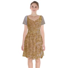 Margery Mix  Short Sleeve Bardot Dress