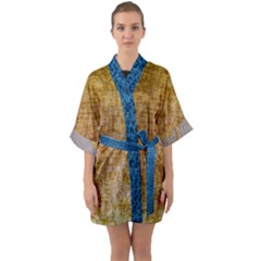 Margery Mix  Quarter Sleeve Kimono Robe