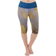 Margery Mix  Lightweight Velour Cropped Yoga Leggings