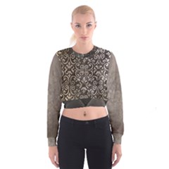 Wordsworth Grey Mix 3 Cropped Sweatshirt