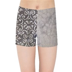 Wordsworth Grey Mix 3 Kids Sports Shorts