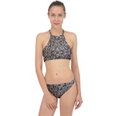 Wordsworth Grey Mix 3 Racer Front Bikini Set