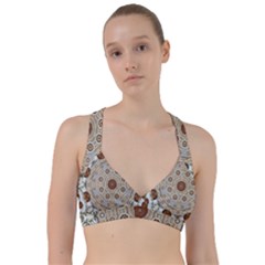 Flower Wreath In The Jungle Wood Forest Sweetheart Sports Bra by pepitasart