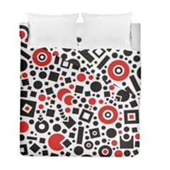 Square Objects Future Modern Duvet Cover Double Side (full/ Double Size) by Sapixe
