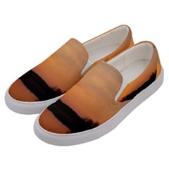 Sunset Nature Men s Canvas Slip Ons