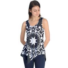 Table Pull Out Computer Graphics Sleeveless Tunic by Sapixe
