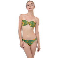 Background Design Texture Tulips Classic Bandeau Bikini Set