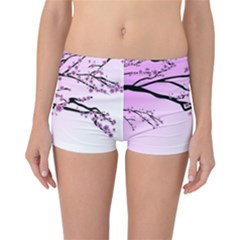 Essential Oils Flowers Nature Plant Reversible Boyleg Bikini Bottoms by Sapixe