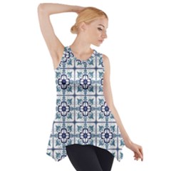 Precious Glamorous Creative Clever Side Drop Tank Tunic by Sapixe