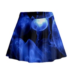 Jellyfish Sea Diving Sea Animal Mini Flare Skirt
