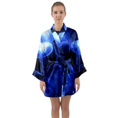 Jellyfish Sea Diving Sea Animal Long Sleeve Kimono Robe