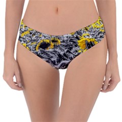 Sunflower Field Girasol Sunflower Reversible Classic Bikini Bottoms by Sapixe