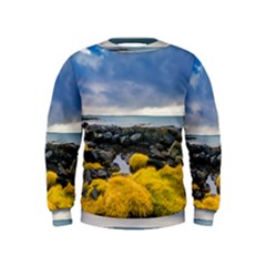 Iceland Nature Mountains Landscape Kids  Sweatshirt
