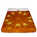 Kaleidoscopic Flower Fitted Sheet (King Size) View1