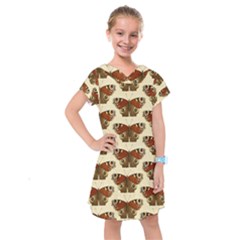 Butterfly Butterflies Insects Kids  Drop Waist Dress