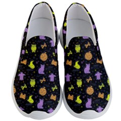 Halloween Pattern 2 Men s Lightweight Slip Ons by JadehawksAnD