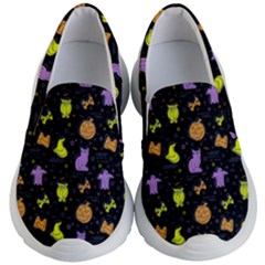 Halloween Pattern 2 Kid s Lightweight Slip Ons by JadehawksAnD