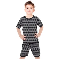 B/w Abstract Pattern 2 Kid s Set by JadehawksAnD