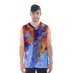 Z349 05 Men s Basketball Tank Top by HoundB