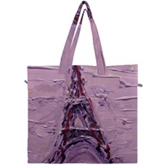 Ooh Lala Purple Rain Canvas Travel Bag by arwwearableart