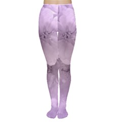 Wonderful Flowers In Soft Violet Colors Tights