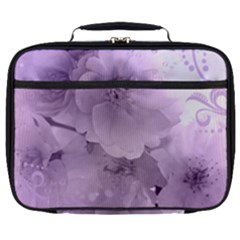 Wonderful Flowers In Soft Violet Colors Full Print Lunch Bag by FantasyWorld7