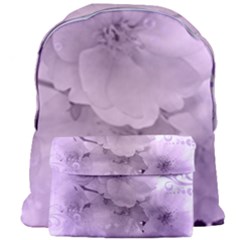 Wonderful Flowers In Soft Violet Colors Giant Full Print Backpack