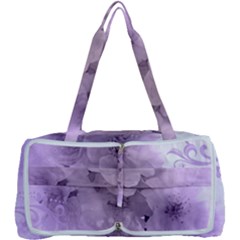 Wonderful Flowers In Soft Violet Colors Multi Function Bag