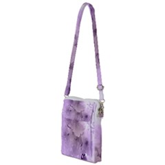 Wonderful Flowers In Soft Violet Colors Multi Function Travel Bag