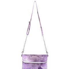 Wonderful Flowers In Soft Violet Colors Mini Crossbody Handbag