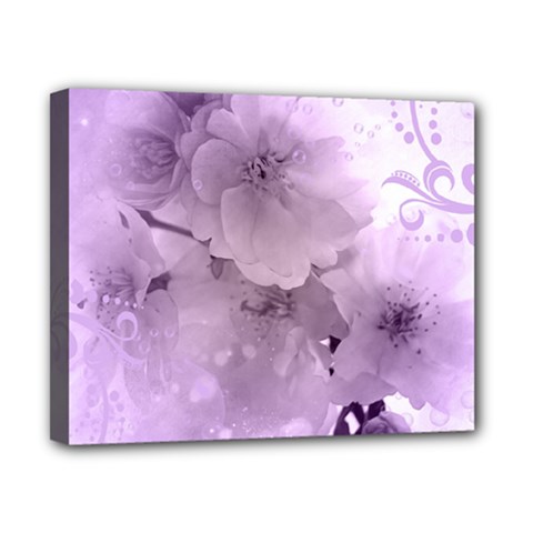 Wonderful Flowers In Soft Violet Colors Canvas 10  x 8  (Stretched)