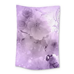 Wonderful Flowers In Soft Violet Colors Small Tapestry