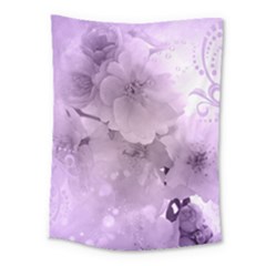 Wonderful Flowers In Soft Violet Colors Medium Tapestry