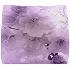 Wonderful Flowers In Soft Violet Colors Seat Cushion