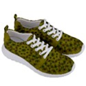 Flower Wreath In The Green Soft Yellow Nature Men s Lightweight Sports Shoes View3