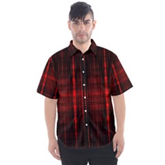 Black And Red Backgrounds Men s Short Sleeve Shirt