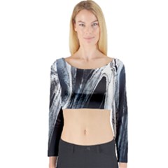 Odin s View 2 Long Sleeve Crop Top by WILLBIRDWELL