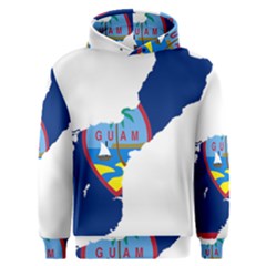 Flag Map Of Guam Men s Overhead Hoodie by abbeyz71